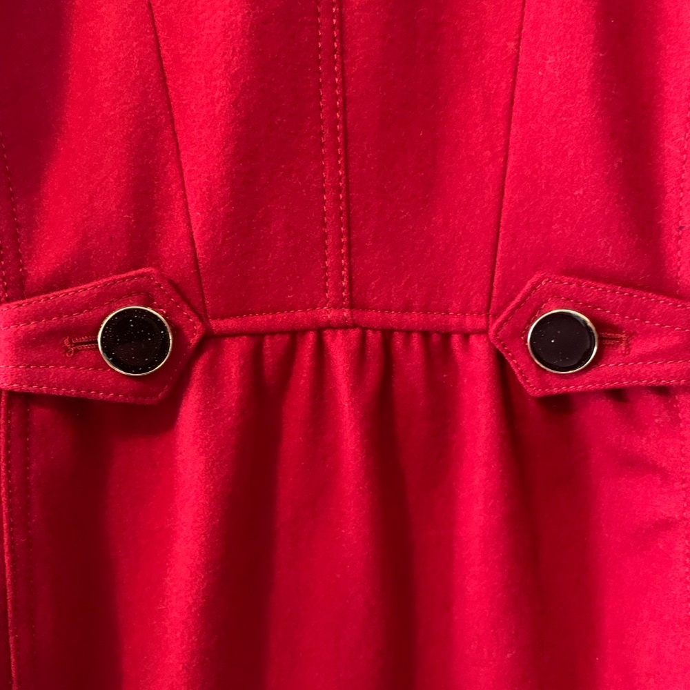 Express Scarlet Outerwear with Button Accents - Picture 8 of 9
